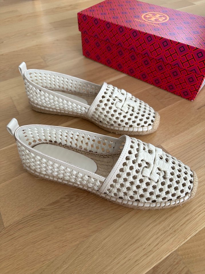 Tory Burch Deri Espadril - Görsel 4