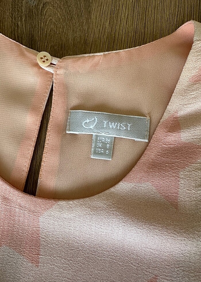 Twist Sirt Detayli Viskoz Bluz - Görsel 5