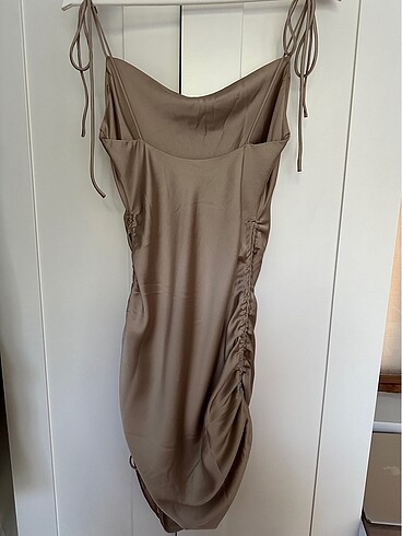 Mango Kisa Saten Elbise - Görsel 5