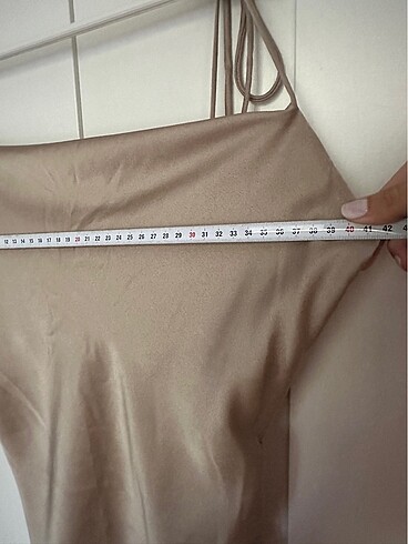 Mango Kisa Saten Elbise - Görsel 6