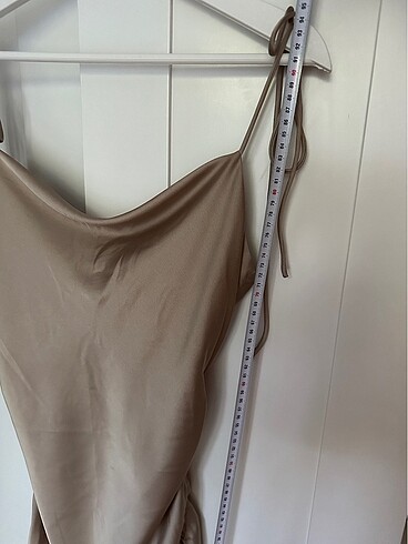 Mango Kisa Saten Elbise - Görsel 7