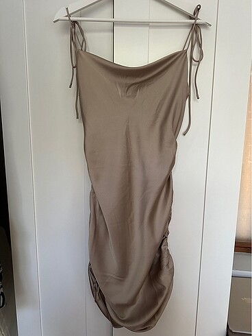 Mango Kisa Saten Elbise - Görsel 8