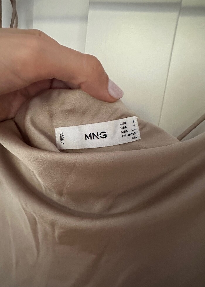 Mango Kisa Saten Elbise - Görsel 4