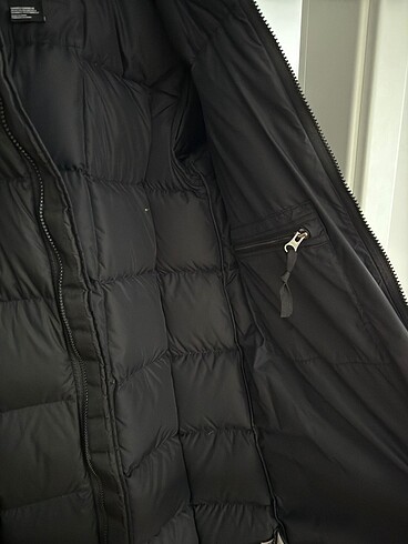 m Beden siyah Renk The North Face 700 Dolgu Kaz Tüyü Uzun Mont