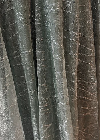 Yılan Desenli Uzun Yeşil Kadın Elbise - Görsel 3