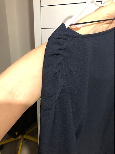 Zara klasik üst kayık yaka - Görsel 3