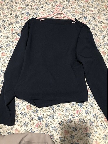 Zara klasik üst kayık yaka - Görsel 5