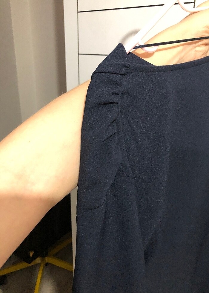 Zara klasik üst kayık yaka - Görsel 3