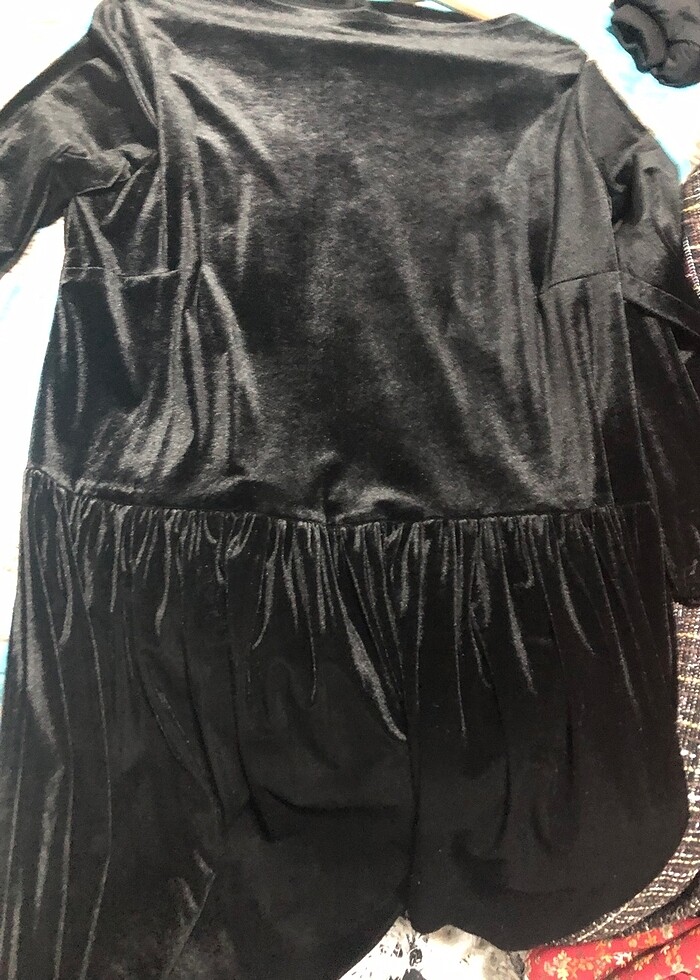 Kadife elbise - Görsel 2