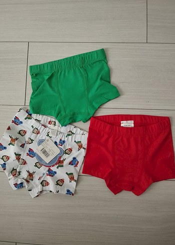 Çocuk Çok Renkli Boxer 3'lü Paket - Görsel 6