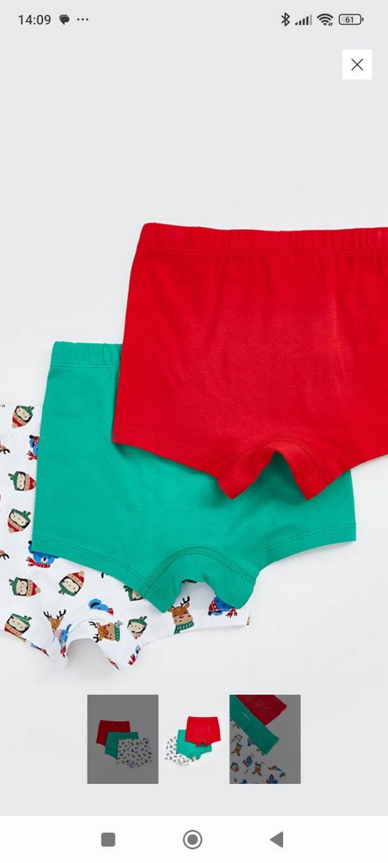 Çocuk Çok Renkli Boxer 3'lü Paket - Görsel 2