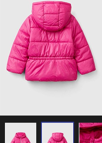 4 Yaş Beden pembe Renk United Colors of Benetton Kız Çocuk mont