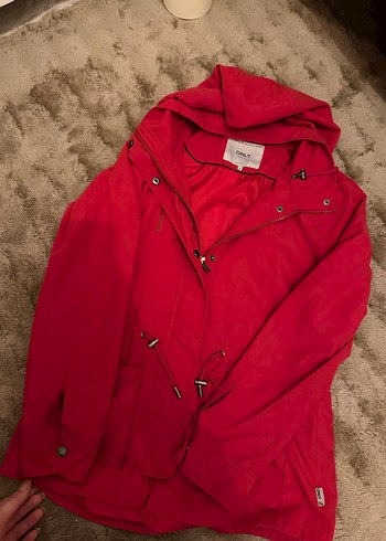 ONLY MARKA KIRMIZI Kadın YAĞMURLUK - Görsel 7