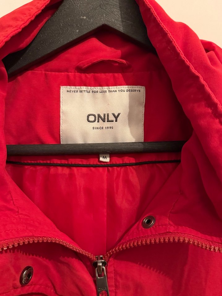 ONLY MARKA KIRMIZI Kadın YAĞMURLUK - Görsel 3