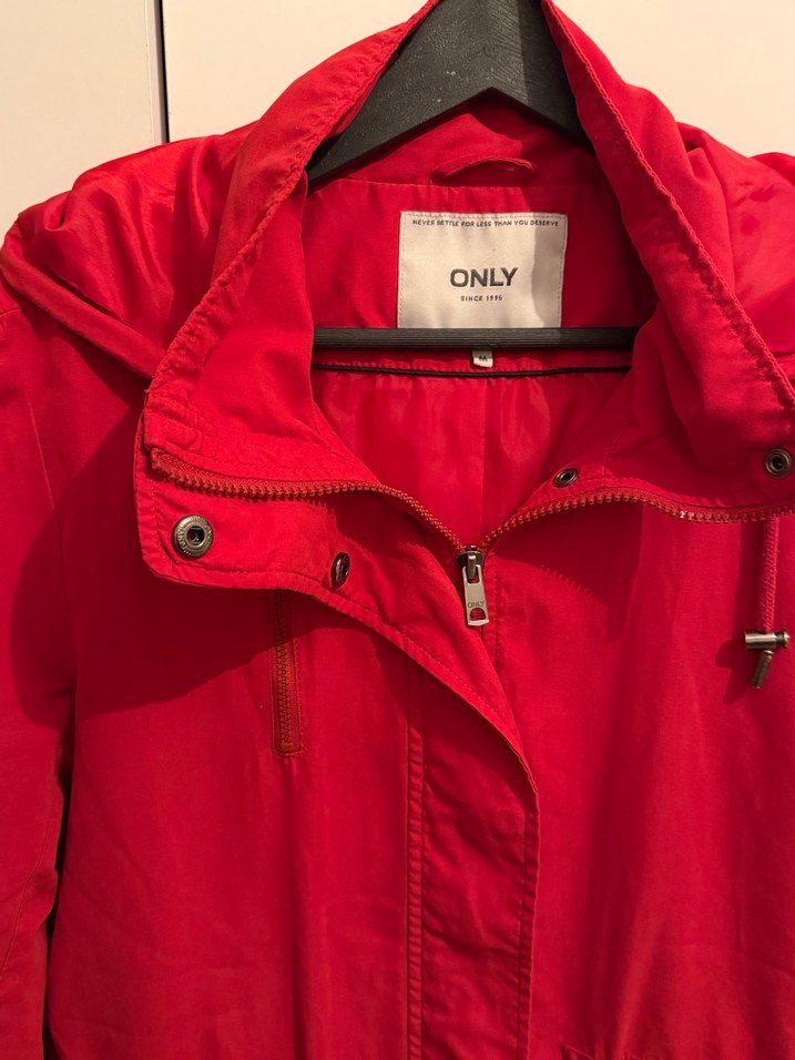 ONLY MARKA KIRMIZI Kadın YAĞMURLUK - Görsel 2