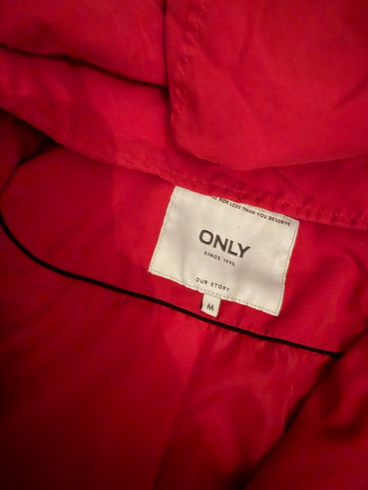 ONLY MARKA KIRMIZI Kadın YAĞMURLUK - Görsel 4