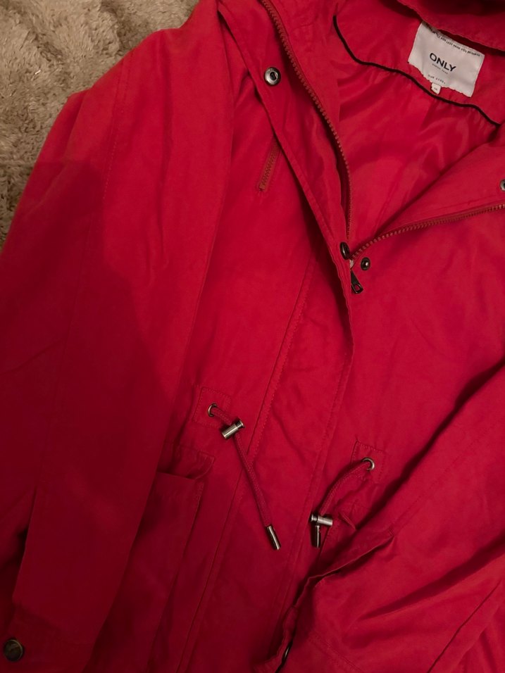 ONLY MARKA KIRMIZI Kadın YAĞMURLUK - Görsel 5