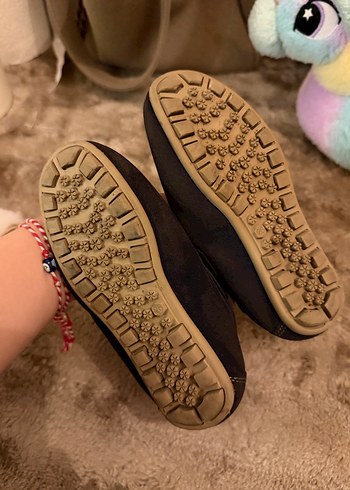 Kahverengi Erkek Çocuk Süet babet - Görsel 4