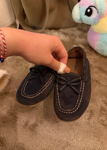 Kahverengi Erkek Çocuk Süet babet - Görsel 5