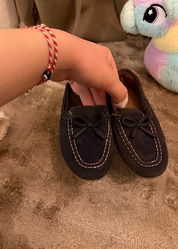 Kahverengi Erkek Çocuk Süet babet - Görsel 6