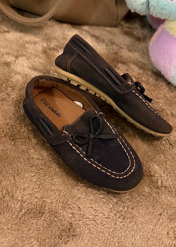 Kahverengi Erkek Çocuk Süet babet - Görsel 2