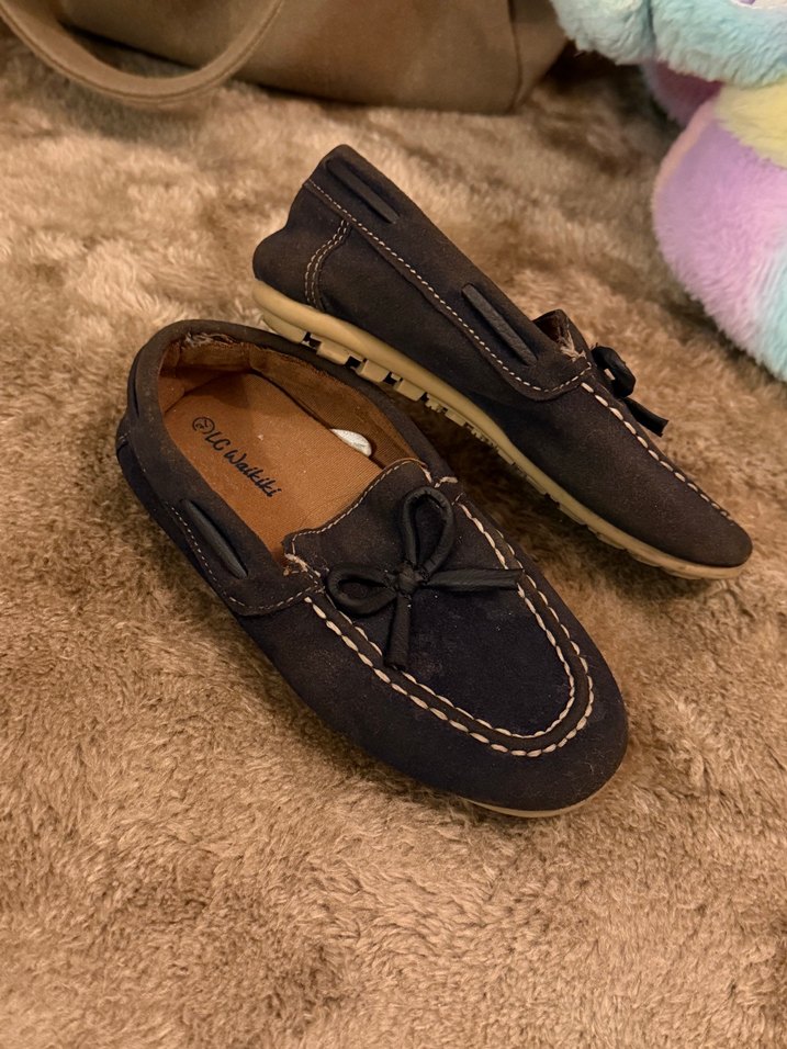 Kahverengi Erkek Çocuk Süet babet - Görsel 2