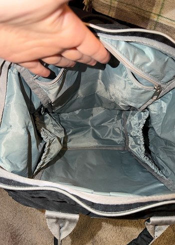 BÜYÜK BOY Siyah Anne Bebek Bakım Çantası - Görsel 15