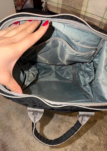 BÜYÜK BOY Siyah Anne Bebek Bakım Çantası - Görsel 19