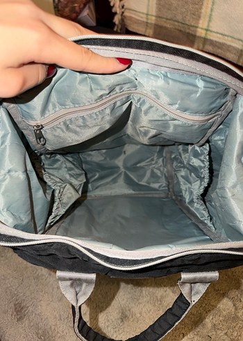 BÜYÜK BOY Siyah Anne Bebek Bakım Çantası - Görsel 20