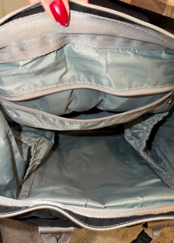 BÜYÜK BOY Siyah Anne Bebek Bakım Çantası - Görsel 17