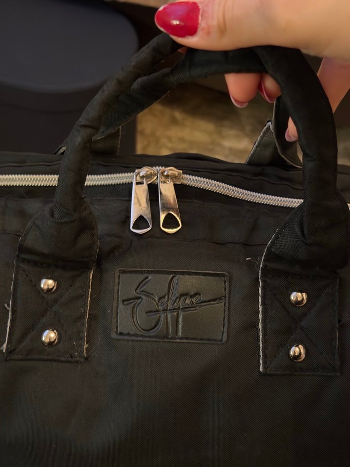 BÜYÜK BOY Siyah Anne Bebek Bakım Çantası - Görsel 2