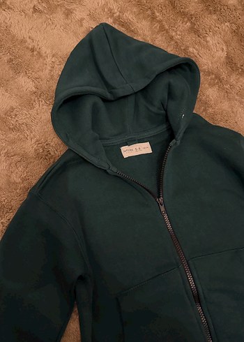 Kapüşonlu Fermuarlı Erkek Çocuk Sweatshirt - Görsel 4