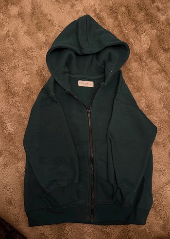 Kapüşonlu Fermuarlı Erkek Çocuk Sweatshirt - Görsel 6