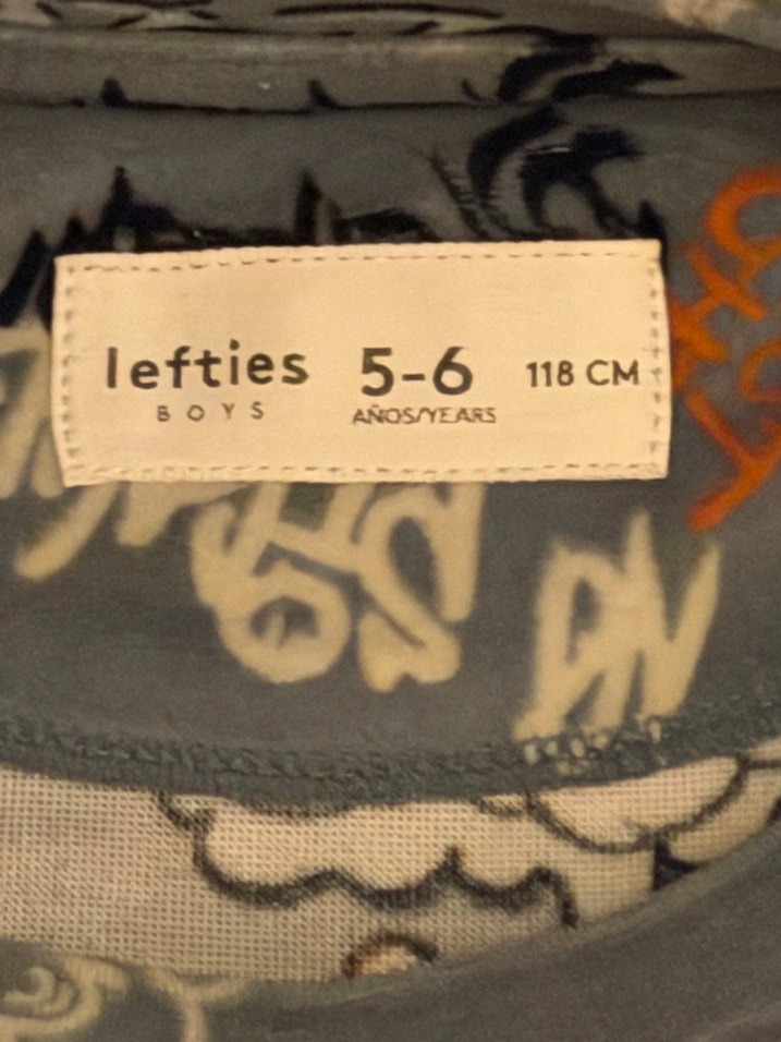 Gri Baskılı Uzun Kollu Rahat Pijama Takımı - Görsel 4