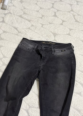 Siyah Kadın Klasik Kesim Jean - Görsel 5