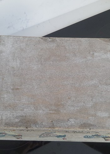 Beden Renk İtalyadan Gri Ahşap ekmek Kutusu