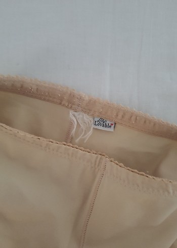 Bej Vintage Mini Kadın korse - Görsel 3