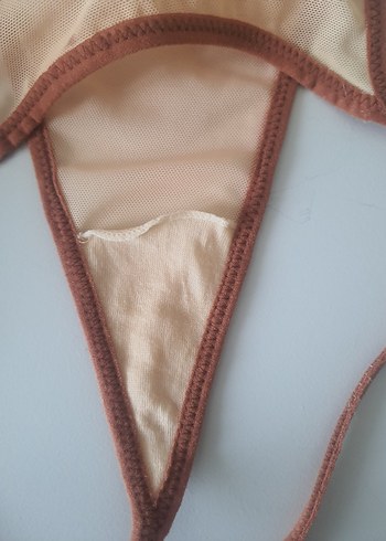 Bohem Tarzı Sütyen ve Külot + 2 adet G string - Görsel 14