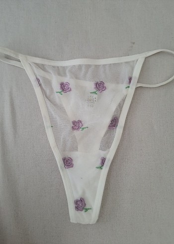 Bohem Tarzı Sütyen ve Külot + 2 adet G string - Görsel 17