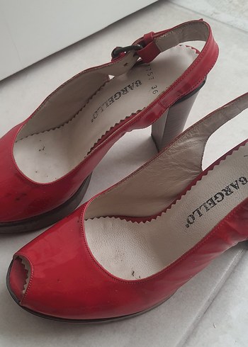Kadın Kırmızı Dolgu Topuklu BARGELLO Ayakkabı - Görsel 3