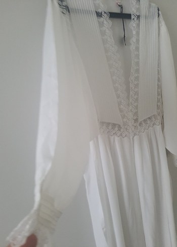 Çeyizlik tafta sabahlık ve gecelik takım - Görsel 2