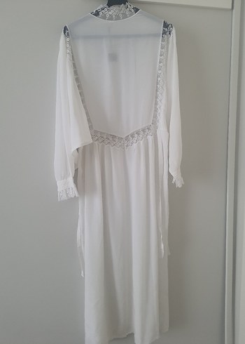 Çeyizlik tafta sabahlık ve gecelik takım - Görsel 3