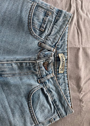 26 Beden mavi Renk Buz mavisi Kadın Denim Regular Fit Jean