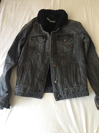 İçi kürklü topshop kot ceket