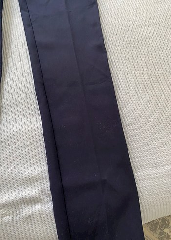 Diğer Kadın Lacivert Pilili Kumaş Pantolon