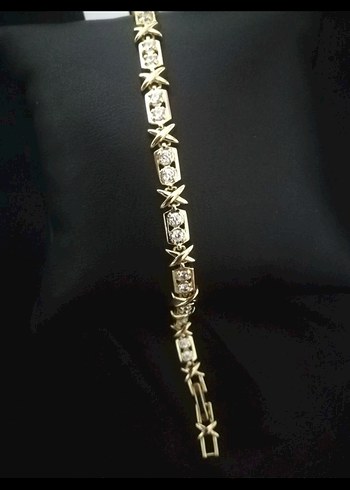 Xuping Altın Renk Zincir Detaylı Bileklik - Görsel 5