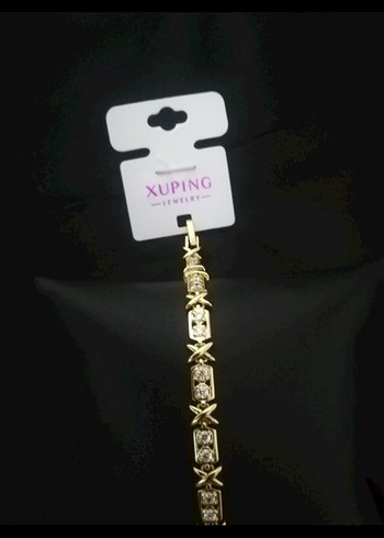 Xuping Altın Renk Zincir Detaylı Bileklik - Görsel 4