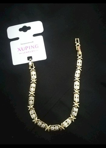 Xuping Altın Renk Zincir Detaylı Bileklik - Görsel 2