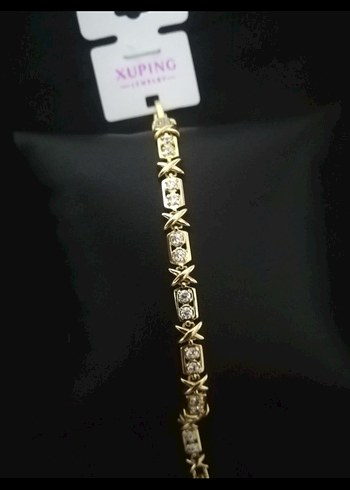 Xuping Altın Renk Zincir Detaylı Bileklik - Görsel 6