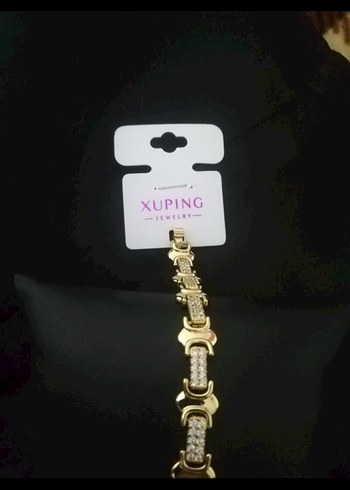 Altın Renk Zincir Detaylı Kadın Bileklik - Görsel 4